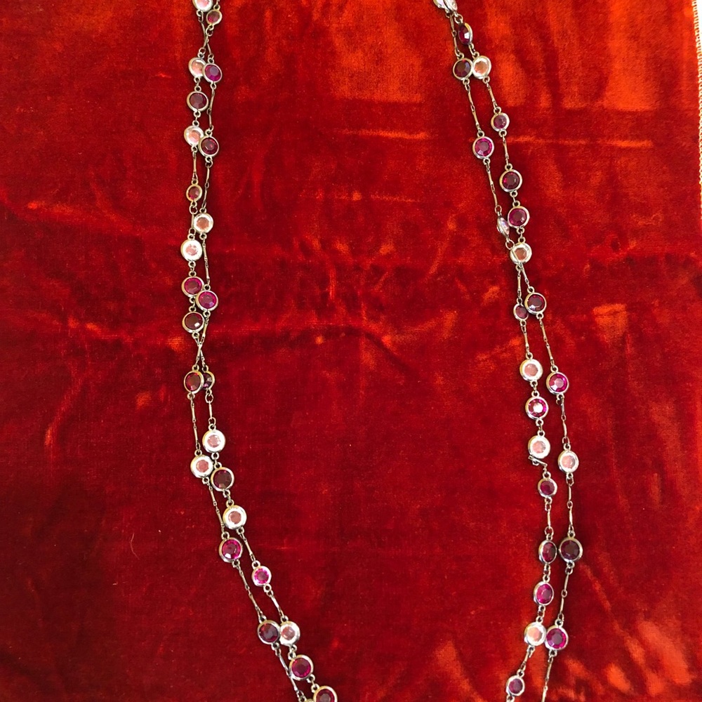 Double Strand Glass Bead Necklace